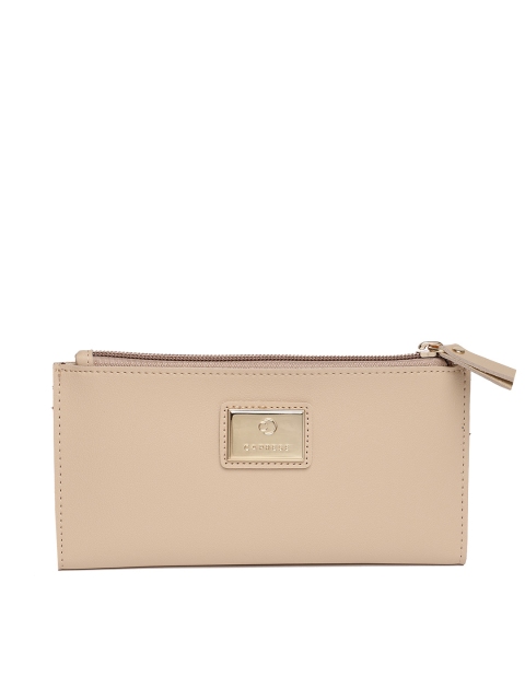 

Caprese Women Beige KIKO Solid Two Fold Wallet
