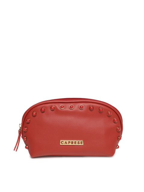 

Caprese Red Solid Clutch