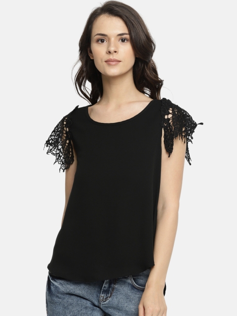 

ELLE Women Black Solid Top