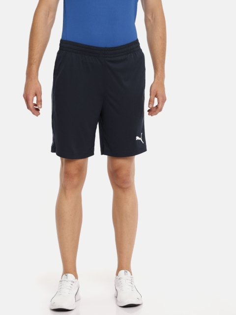 

Puma Men Navy Regular Fit ESS Interlock 8" Shorts, Navy blue