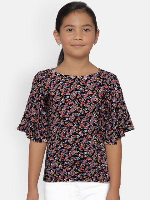 

Palm Tree Girls Multicoloured Printed Top, Multi