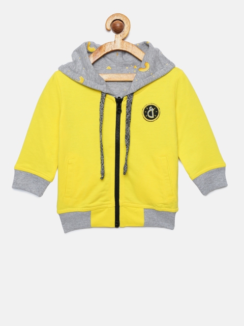 

Gini and Jony Boys Yellow Reversible Jacket, Grey