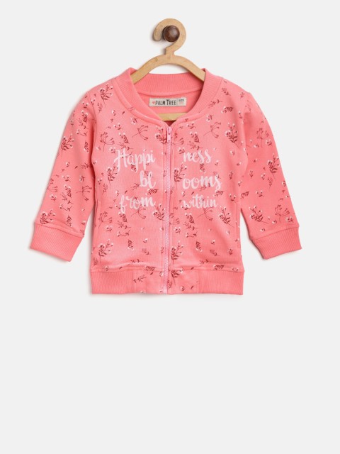 

Gini and Jony Girls Pink Printed Sweatshirt