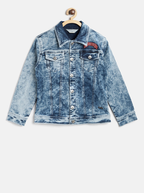 

Gini and Jony Girls Blue Washed Denim Jacket