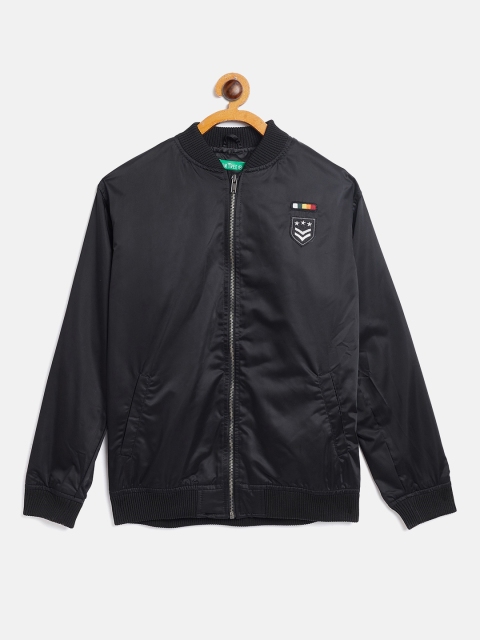 

Gini and Jony Palm Tree Boys Black Solid Bomber