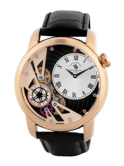 

SANTA BARBARA POLO & RACQUET CLUB Men Black & White Analogue Watch SB.2.1140.1