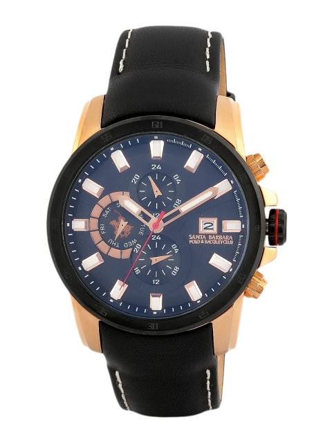

SANTA BARBARA POLO & RACQUET CLUB Men Navy Blue Analogue Chronograph Watch SB.9.1141.4