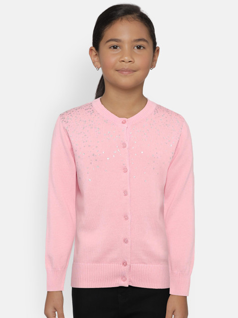 

Palm Tree Girls Pink Printed Sweater