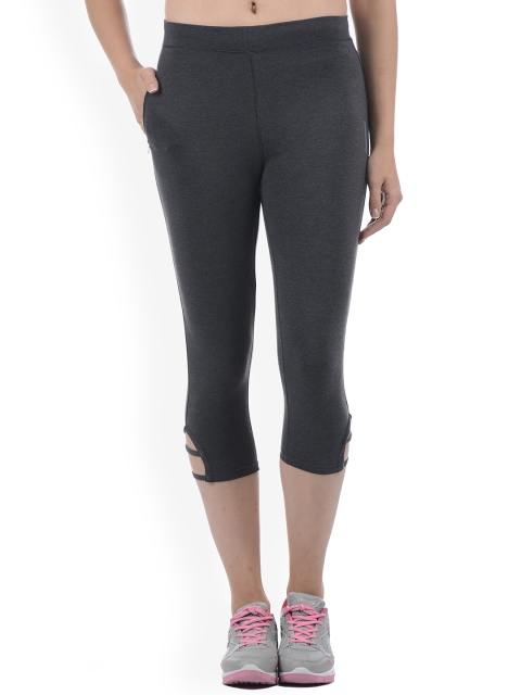 

Sweet Dreams Charcoal Cutout Detail Capris