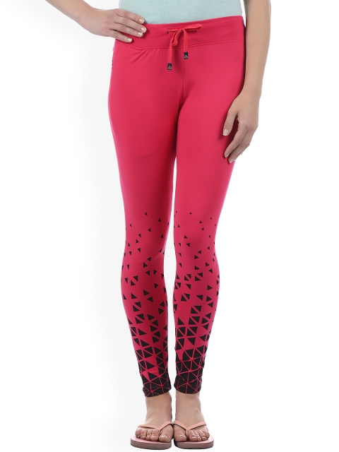

Sweet Dreams Fuchsia Pink & Black Printed Tights