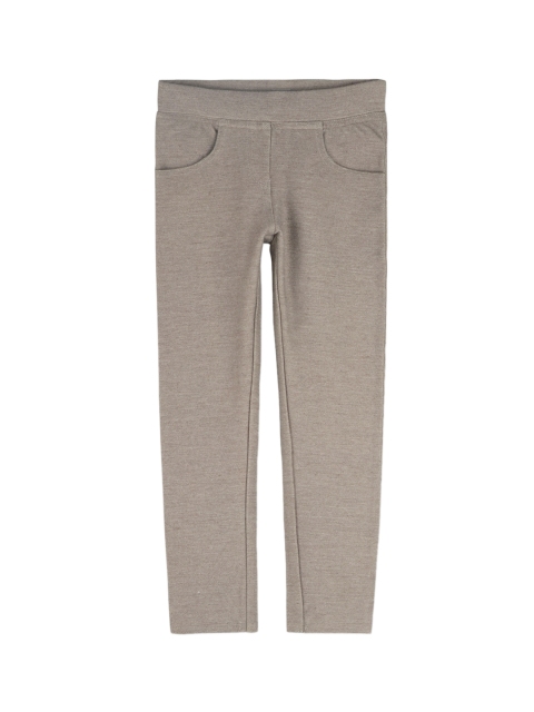 

Cherry Crumble Girls Brown & Grey Jeggings