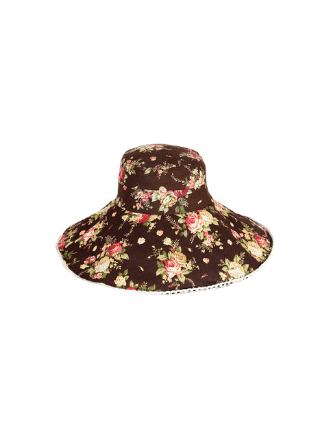 

FabSeasons Women Brown Printed Sun Hat