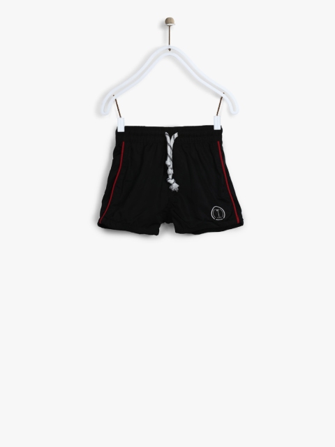 

Palm Tree Boys Black Solid Regular Fit Shorts