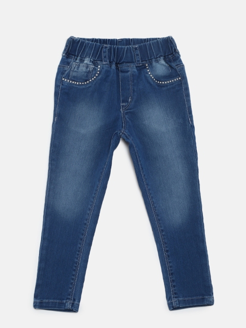 

Palm Tree Girls Blue Washed Jeggings
