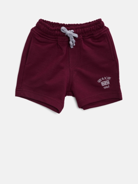 

Gini and Jony Boys Maroon Shorts