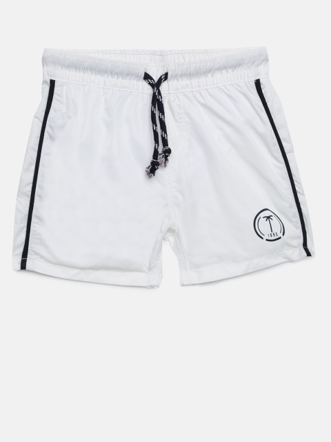 

Palm Tree Boys White Solid Regular Fit Shorts
