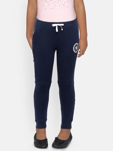 

Gini And Jony Girls Blue Solid Joggers