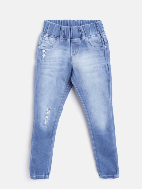 

Gini and Jony Girls Blue Washed Jeggings