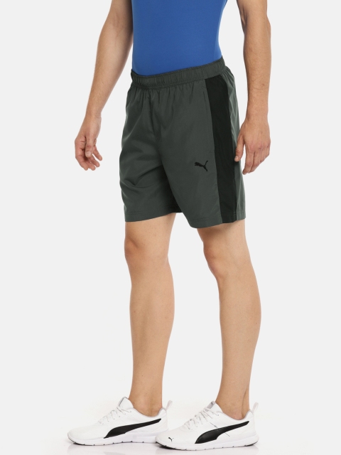 

Puma Men Grey Regular Fit India Zippered Woven Shorts