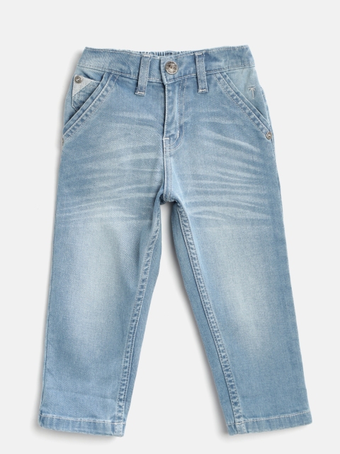 

Palm Tree Boys Blue Regular Fit Mid-Rise Clean Look Stretchable Jeans