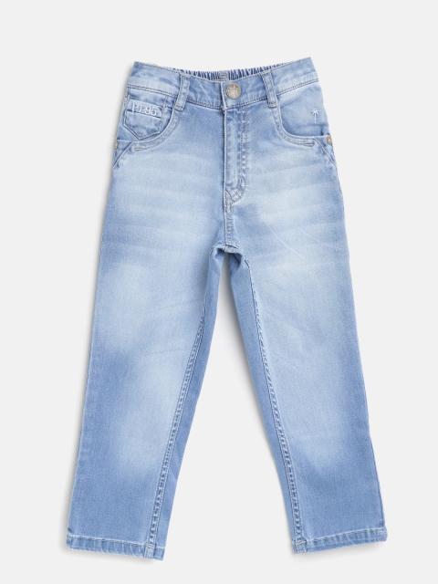 

Palm Tree Boys Blue Regular Fit Mid-Rise Clean Look Stretchable Jeans