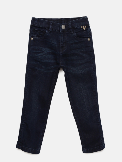 

Gini and Jony Boys Black Regular Fit Mid-Rise Clean Look Stretchable Jeans