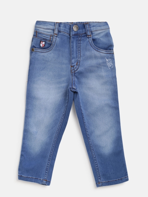 

Gini and Jony Boys Blue Regular Fit Mid-Rise Clean Look Stretchable Jeans