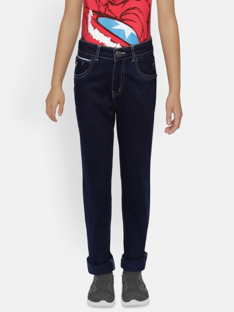 

Palm Tree Boys Blue Regular Fit Mid-Rise Clean Look Jeans