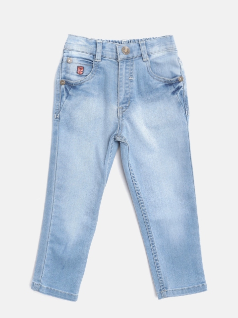 

Palm Tree Boys Blue Regular Fit Mid-Rise Clean Look Stretchable Jeans