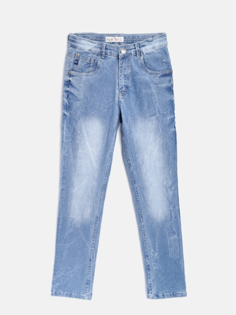 

Palm Tree Boys Blue Regular Fit Mid-Rise Clean Look Stretchable Jeans