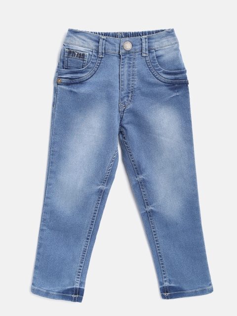 

Palm Tree Boys Blue Regular Fit Mid-Rise Clean Look Stretchable Jeans