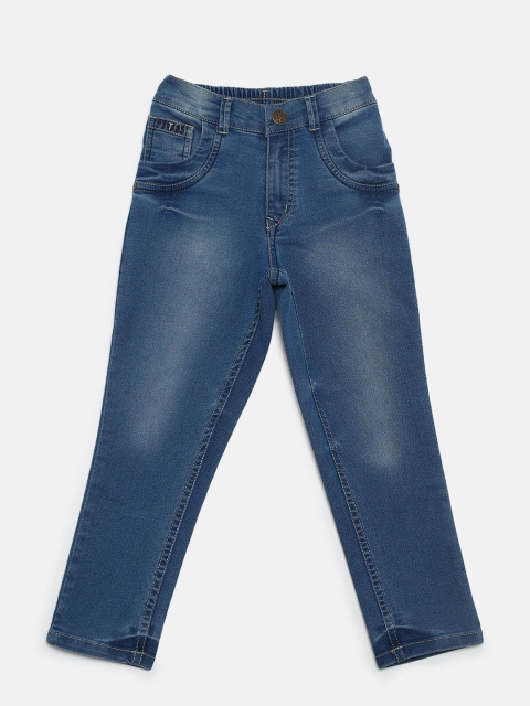 

Palm Tree Boys Blue Regular Fit Mid-Rise Clean Look Stretchable Jeans