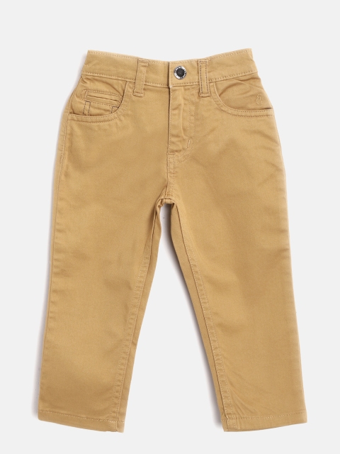

Gini and Jony Boys Khaki Regular Fit Solid Chinos
