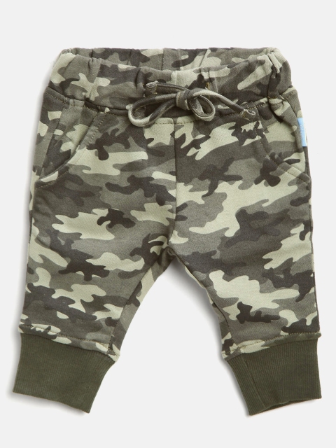 

Gini and Jony Girls Olive Green Camouflage Print Joggers
