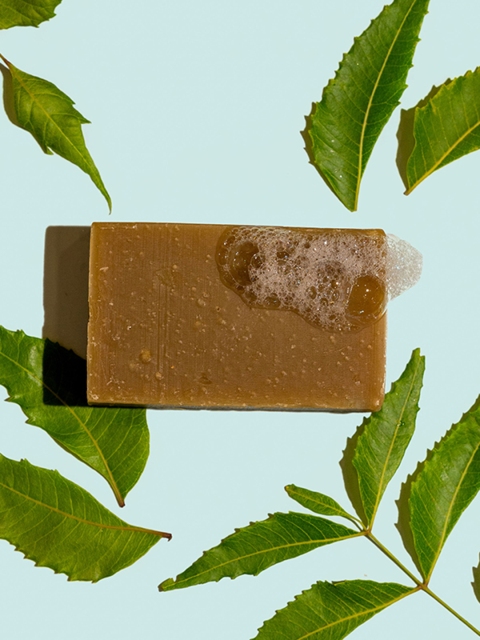 

Juicy Chemistry Tea Tree, Neem and Rosemary Organic Soap, Brown
