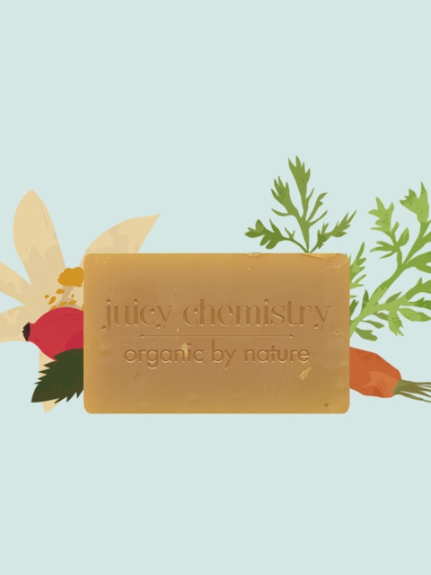 

Juicy Chemistry Carrot, Rosehip and Neroli Organic Soap, Mustard