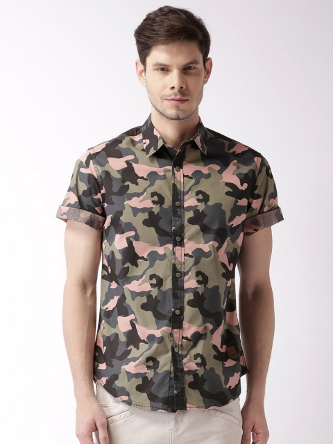 

Blue Saint Men Multicoloured Slim Fit Printed Casual Shirt, Multi