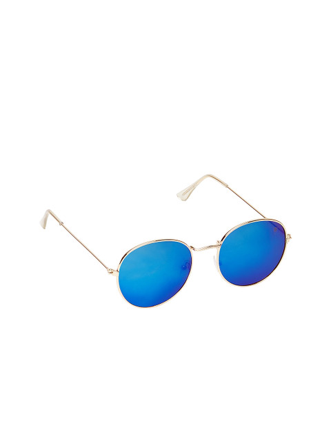 

VAST Unisex Blue Round Sunglasses 3447_C1