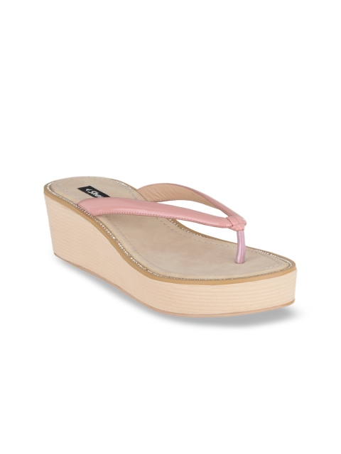 

Sherrif Shoes Women Nude-Coloured Solid Wedges