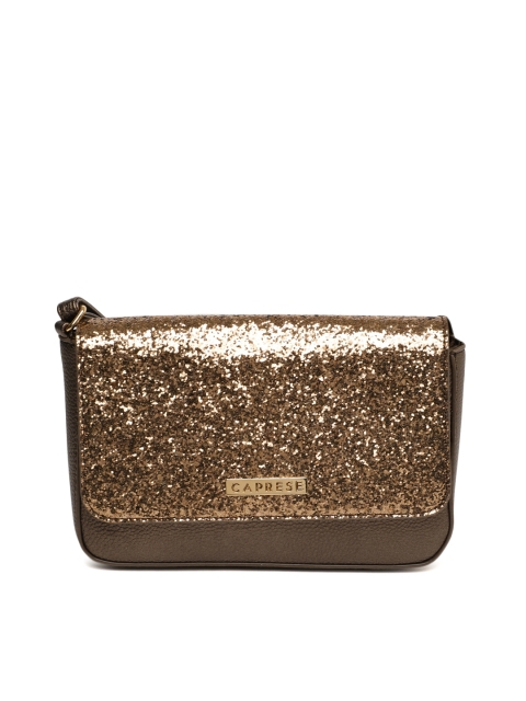 

Caprese Brown Shimmery Sling Bag