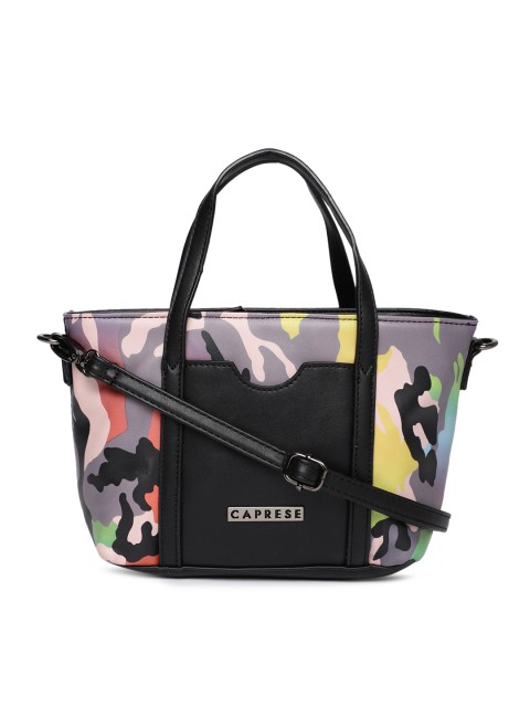 

Caprese Multicoloured Camouflage Printed Donatella Handheld Bag, Multi