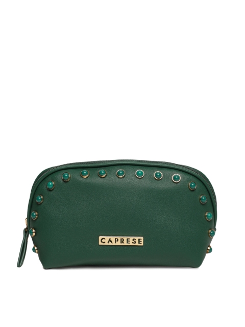 

Caprese Green Embellished Clutch