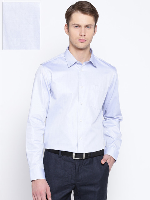 

Blackberrys Men Blue Slim Fit Solid Formal Shirt