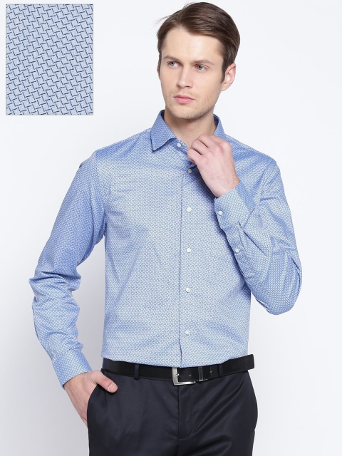 

Blackberrys Men Blue Slim Fit Printed Casual Shirt