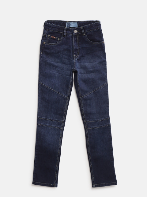 

Gini and Jony Boys Navy Blue Regular Fit Mid-Rise Clean Look Jeans