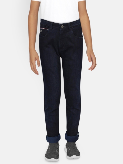 

Palm Tree Boys Navy Blue Slim Fit Mid-Rise Clean Look Stretchable Jeans