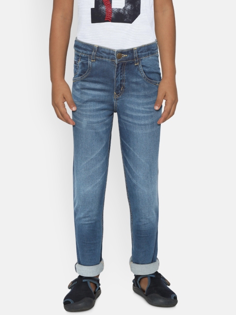 

Palm Tree Boys Blue Slim Fit Mid-Rise Clean Look Stretchable Jeans