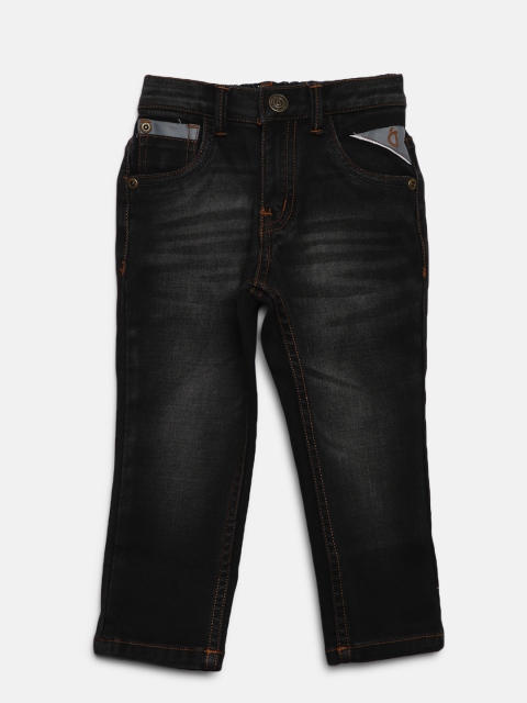 

Gini and Jony Boys Charcoal Grey Regular Fit Mid-Rise Clean Look Stretchable Jeans