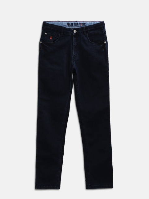 

Palm Tree Boys Navy Blue Slim Fit Mid-Rise Clean Look Stretchable Jeans