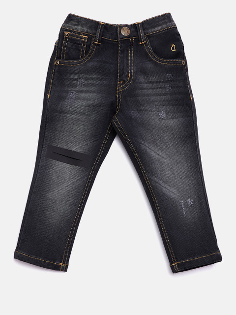 

Gini and Jony Boys Blue Regular Fit Mid-Rise Clean Look Stretchable Jeans